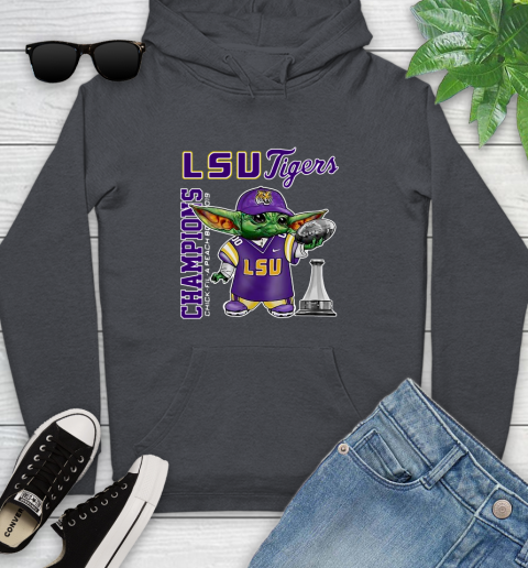 Baby Yoda LSU Tigers Champion Shirt 141