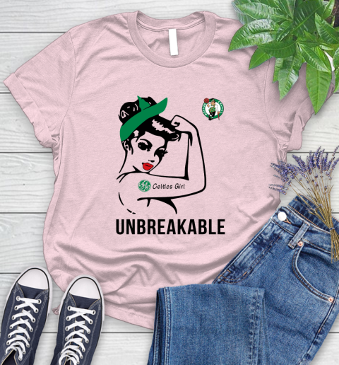 NBA Boston Celtics Girl Unbreakable Basketball Sports Women's T-Shirt 8