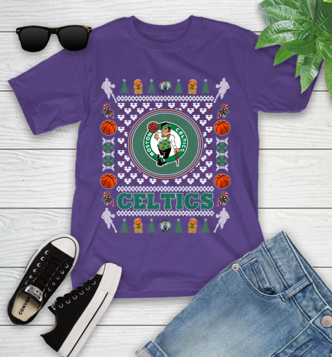 Boston Celtics Merry Christmas NBA Basketball Loyal Fan Ugly Shirt 102