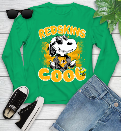 NFL Football Washington Redskins Cool Snoopy Shirt Youth Long Sleeve 6