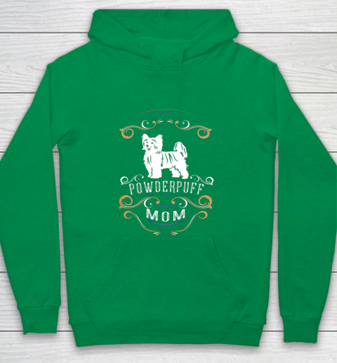 Dog Mom Shirt Powderpuff Mom Chinese Crested Dog Youth Hoodie 4