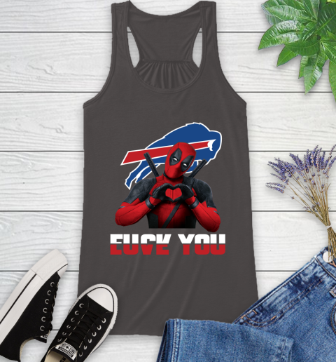 NHL Buffalo Bills Deadpool Love You Fuck You Football Sports Racerback Tank 11