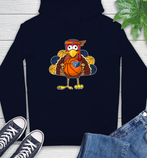 Memphis Grizzlies Turkey thanksgiving day Hoodie 4