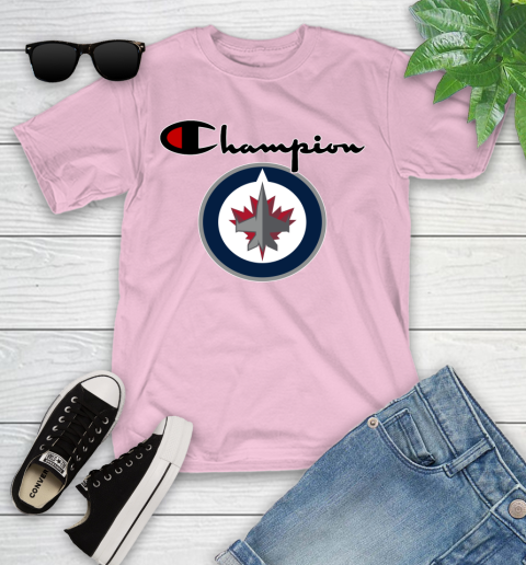 NHL Hockey Winnipeg Jets Champion Shirt Youth T-Shirt 7