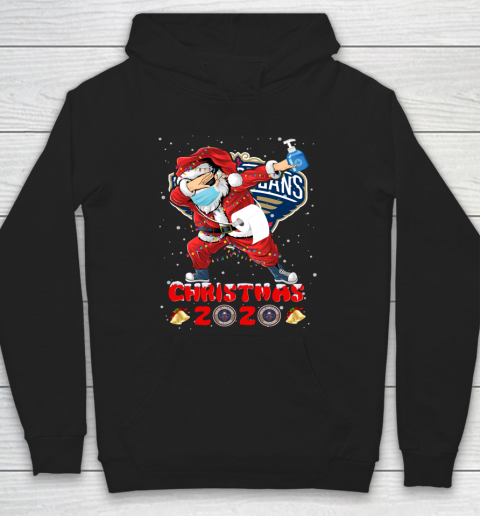 New Orleans Pelicans Funny Santa Claus Dabbing Christmas 2020 NBA Hoodie