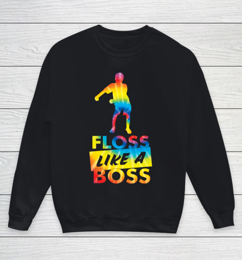Fortnite Tshirt Tie Dye Floss Like A Boss  Flossing Dance Youth Sweatshirt