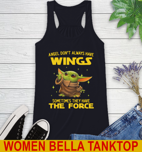 Baby Yoda Angel Don't Always Have Wings They Have The Force Shirt 44