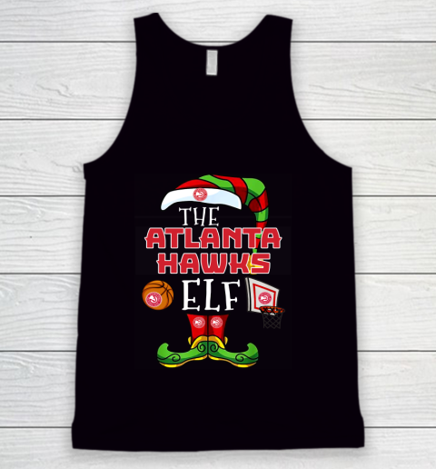 Atlanta Hawks Christmas ELF Funny NBA Tank Top