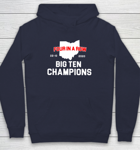 Big Ten Champions Four in a Row 2020 Hoodie 2