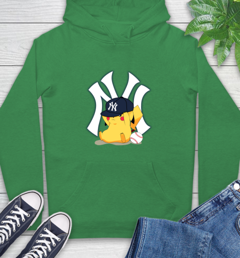 MLB Pikachu Baseball Sports New York Yankees Hoodie