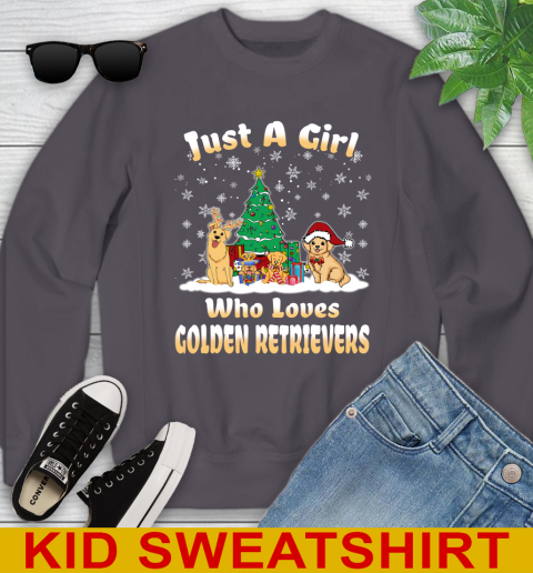 Christmas Just a girl who love golden retrievers dog pet lover 113