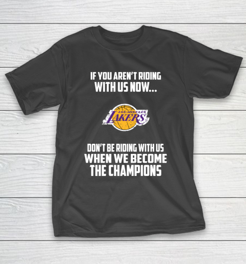 NBA Los Angeles Lakers Basketball We Become The Champions T-Shirt