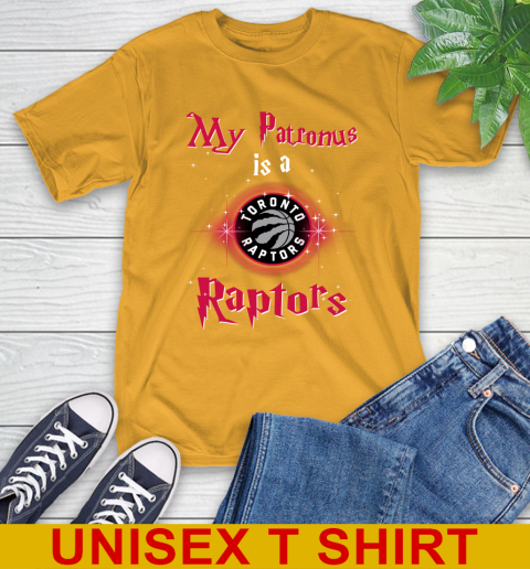 NBA Basketball Harry Potter My Patronus Is A Toronto Raptors T-Shirt 2