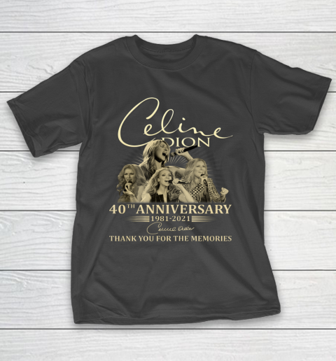 40th Anniversary Celines Art Dions Legend Music 80s T-Shirt