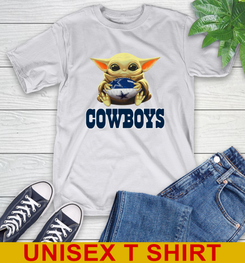 NFL Football Dallas Cowboys Baby Yoda Star Wars Shirt T-Shirt 12