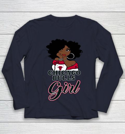 Chicago Bulls Girl NBA Youth Long Sleeve 3