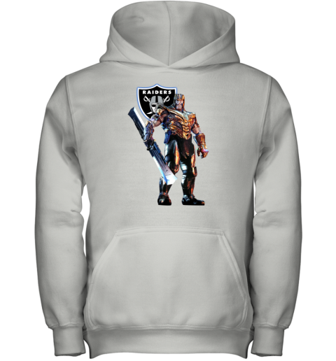 NFL Captain America Thor Spider Man Hawkeye Avengers Endgame Football  Seattle Seahawks Youth Sweatshirt