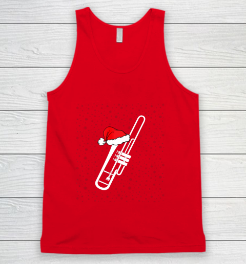 Christmas Gift Trombone Santa Trombone Funny Xmas Pajama Tank Top 6 Christmas Gift Trombone Santa Trombone Funny Xmas Pajama Tank Top - Image 6