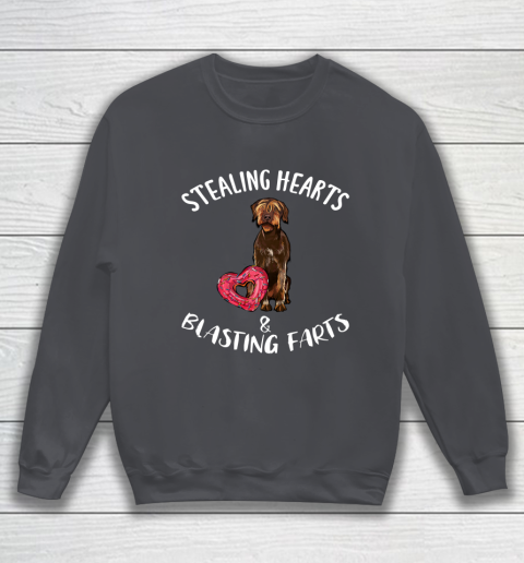 Stealing Hearts Blasting Farts Wirehaired Pointing Griffon Sweatshirt 4