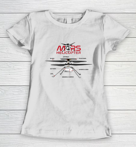 Nasa Mars 2020 Ingenuity Helicopter Women's T-Shirt