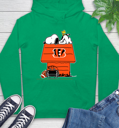 Cincinnati Bengals NFL Football Snoopy Woodstock The Peanuts Movie Hoodie 8