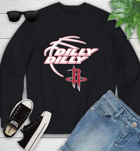 NBA Houston Rockets Dilly Dilly Basketball Sports Youth Sweatshirt 2