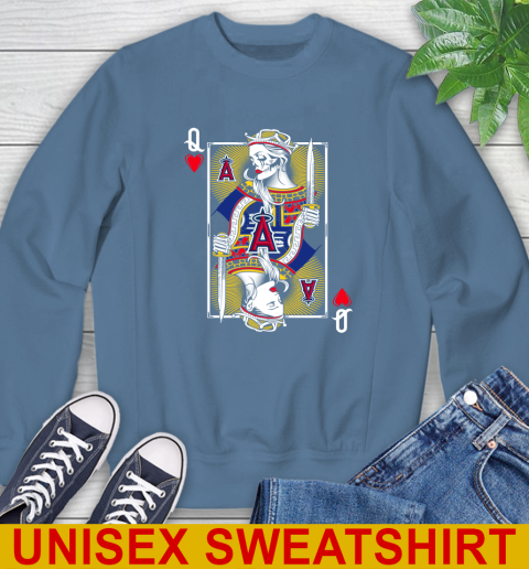 MLB Baseball Los Angeles Angels The Queen Of Hearts Card Shirt Sweatshirt 10