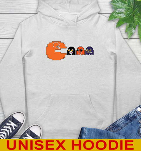 Cleveland Browns NFL Football Pac Man Champion Hoodie