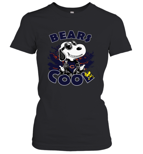 Chicago Bears Snoopy Joe Cool We're Awesome Women's T-Shirt