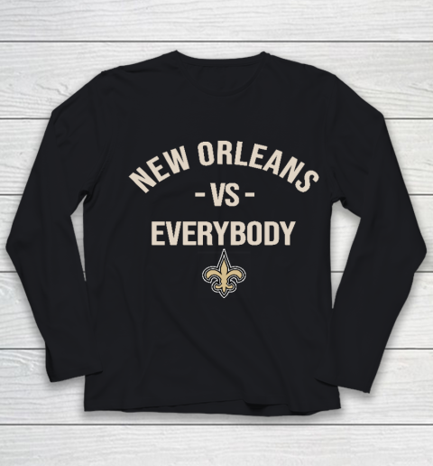 New Orleans Saints Vs Everybody Youth Long Sleeve