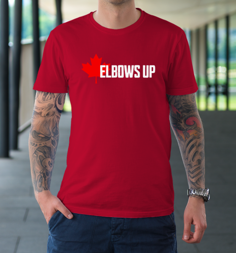 Elbows Up Canada True North Strong and Free Proud Canadian T-Shirt 8
