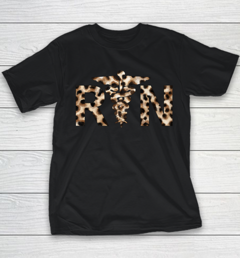 RN In Leopard Print Youth T-Shirt