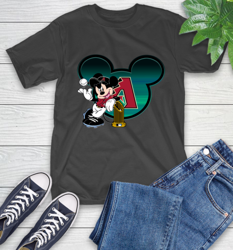 MLB Arizona Diamondbacks The Commissioner's Trophy Mickey Mouse Disney T-Shirt 2