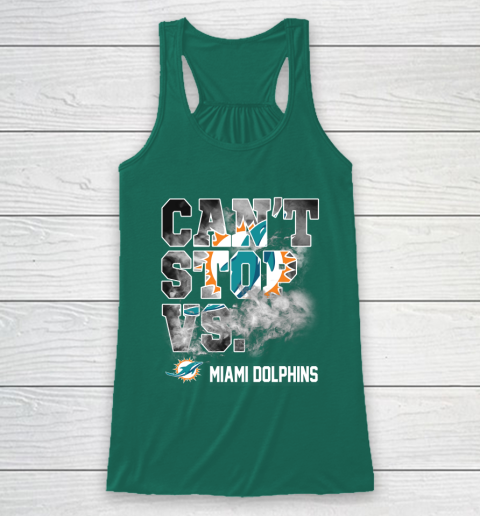 NFL Miami Dolphins Can't Stop Vs Racerback Tank 5