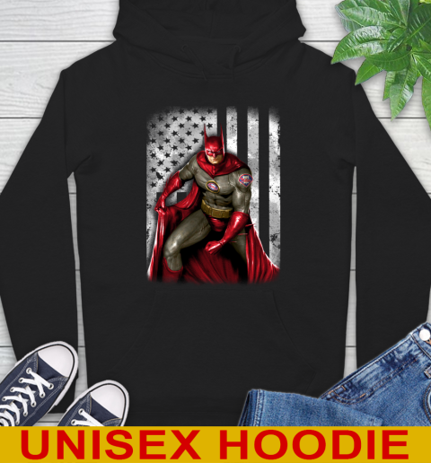 Philadelphia Phillies MLB Baseball Batman DC American Flag Shirt Hoodie