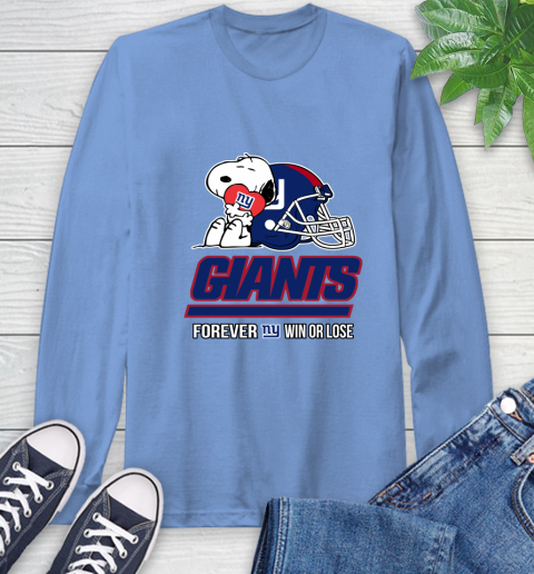 NFL The Peanuts Movie Snoopy Forever Win Or Lose Football New York Giants 68