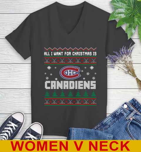Montreal Canadiens NHL Hockey All I Want For Christmas Is My Team Sports 80