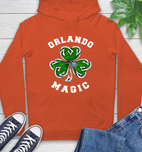 NBA Orlando Magic Three Leaf Clover St Patrick's Day Basketball Sports Hoodie 4