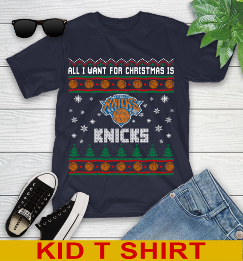 NBA Basketball All I Want For Christmas Is New York Knicks 98