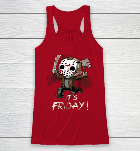 Funny Friday 13th Jason Funny Halloween Horror Racerback Tank 4