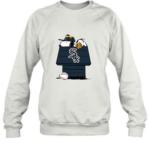 Chicago White Sox Snoopy And Woodstock Resting Together MLB Sweatshirt