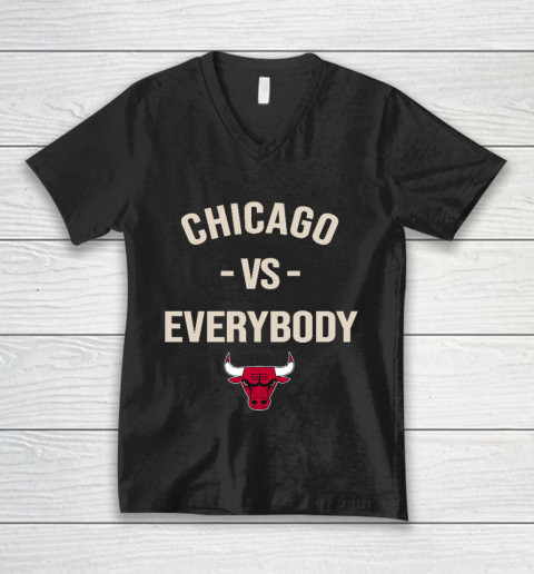 Chicago Bulls Vs Everybody V-Neck T-Shirt