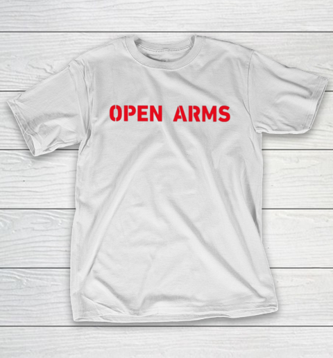 Open Arms Pep Guardiola - Print On Front And Back T-Shirt
