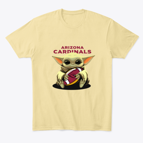 Baby Yoda Loves The Arizona Cardinals nvn1 baby yoda loves the arizona cardinals classic t shirt 2 front yellow haze
