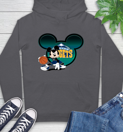 NBA Denver Nuggets Mickey Mouse Disney Basketball Hoodie 7
