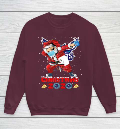 Charlotte Hornets Funny Santa Claus Dabbing Christmas 2020 NBA Youth Sweatshirt 4
