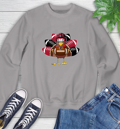 Atlanta Falcons Turkey Thanksgiving Day Sweatshirt 5