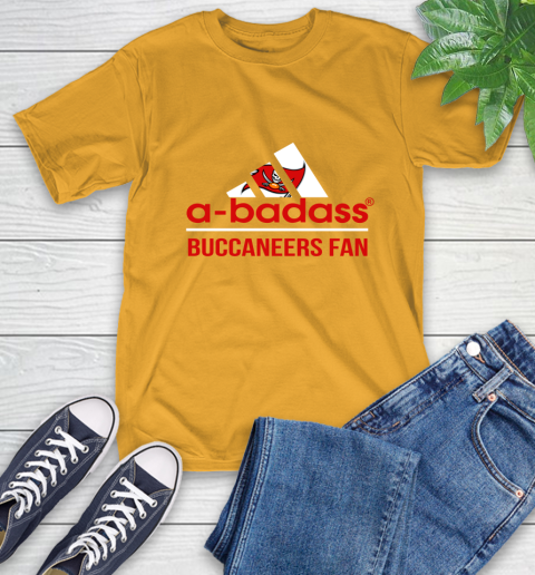 Tampa Bay Buccaneers NFL Football A Badass Adidas Adoring Fan Sports T-Shirt 2