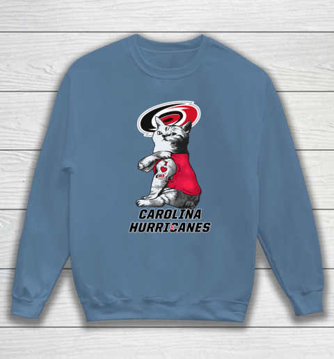 NHL My Cat Loves Carolina Hurricanes Hockey Sweatshirt 6