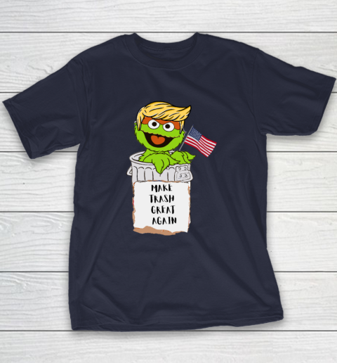 Make Trash Great Again Trump Garbage Reference Youth T-Shirt 2